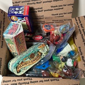 “Mystery” Vintage Collectible, Fast Food Toys, Pez, etc. Box